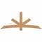 Ekena Millwork Alberta Smooth Timber Gable Bracket, Western Red Cedar, 84"W x 35"H x 3 1/2"D x 5 1/2"F, 10/12 Pitch GBW084X35X0406ALB00SWR - alternate 1